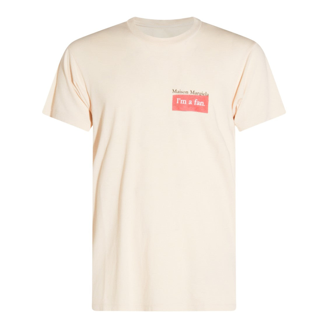 Maison Margiela Cream Cotton T-Shirt