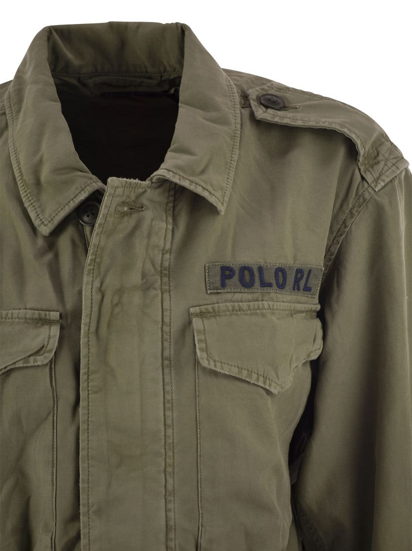 Polo Ralph Lauren Cotton Twill Military Jacket
