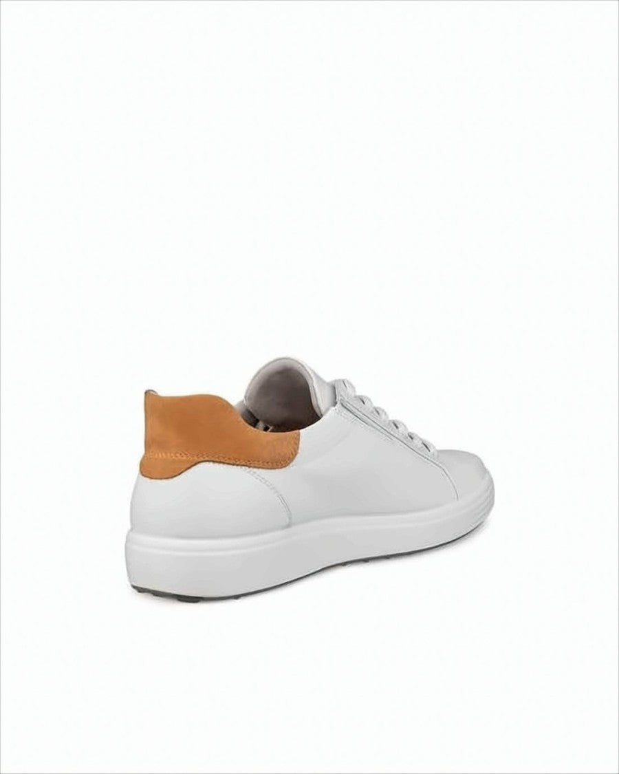 Ecco Low-Top Sneakers With Smooth Leather Upper