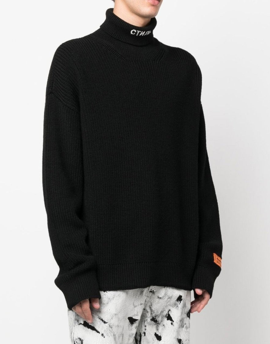 Heron Preston Ctnmb Knit Rollneck Sweater