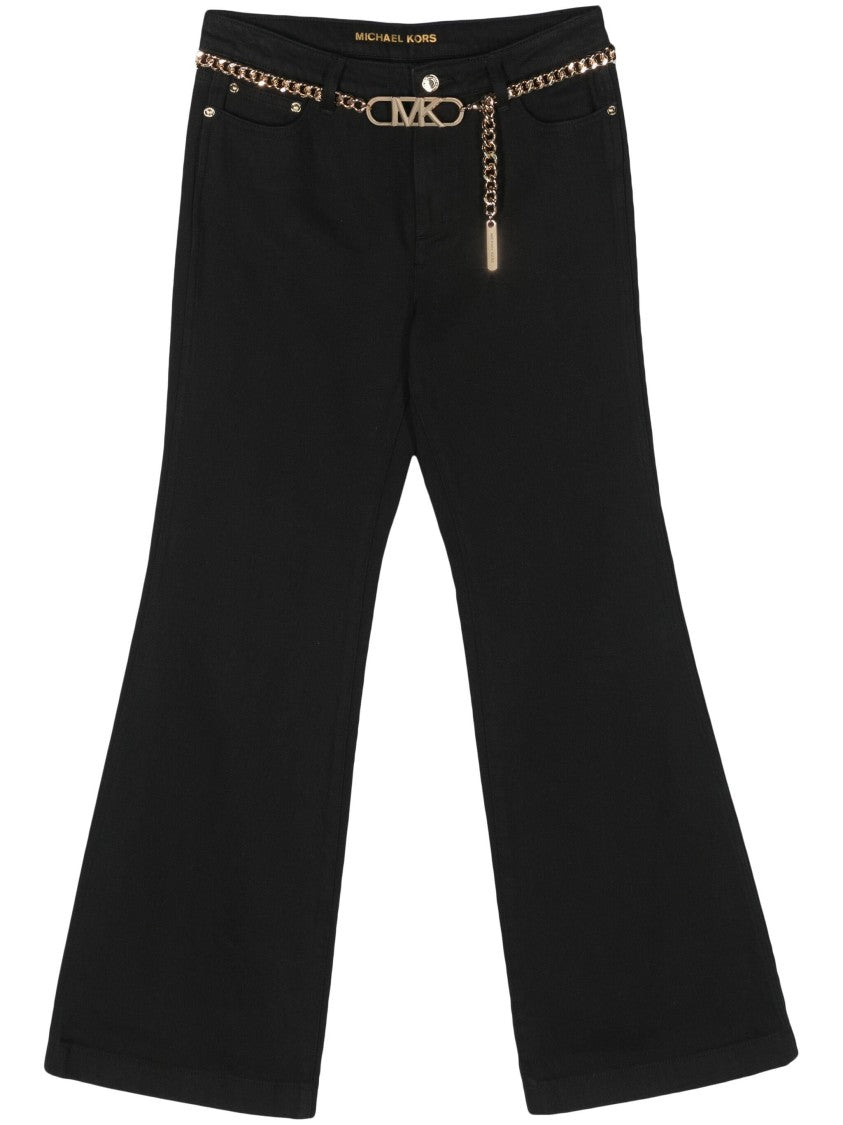 Michael Kors Flare Chain Belt Jean