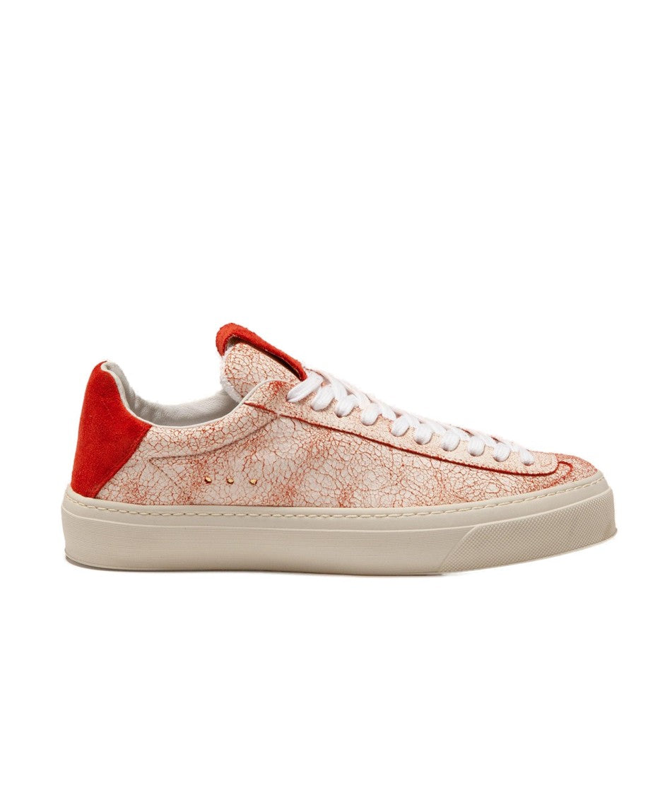 Aqua Alta Venice Redentore Patina Red Sneakers