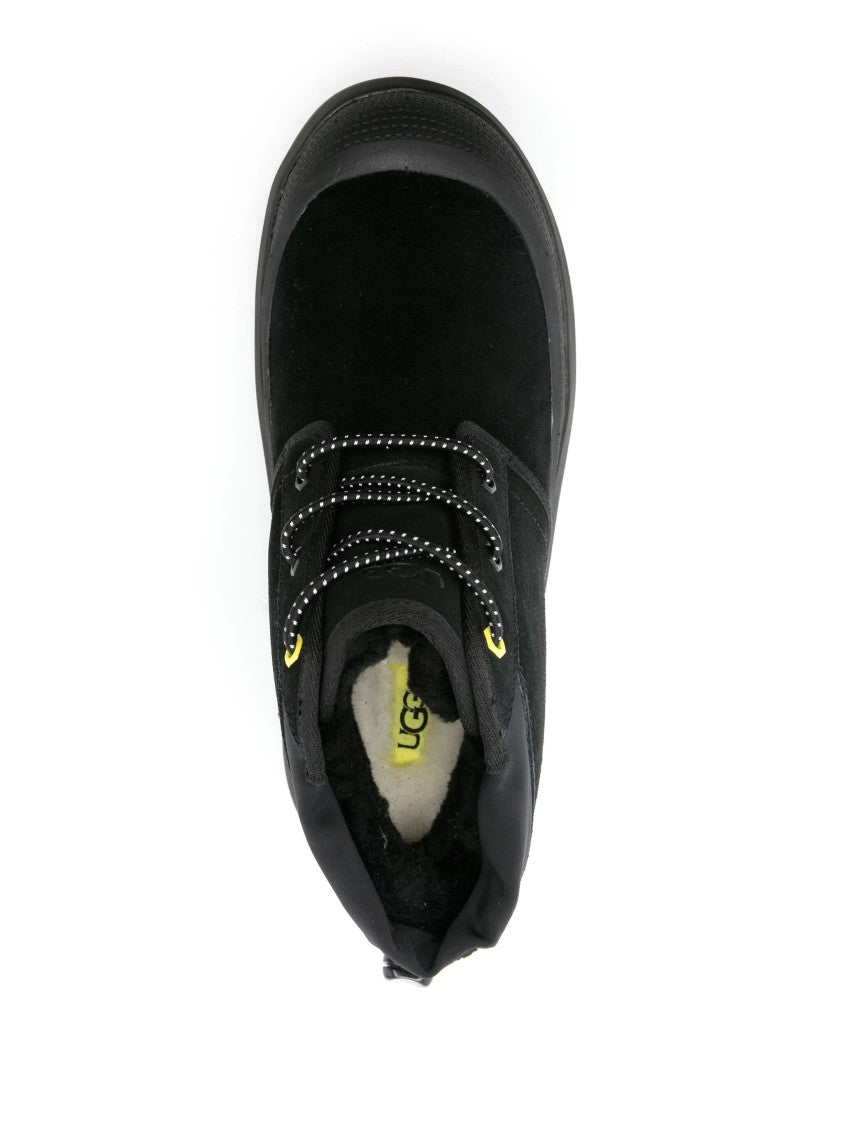 Ugg Black Neumel Weather Hyb Rugged Suede Ankle Boots