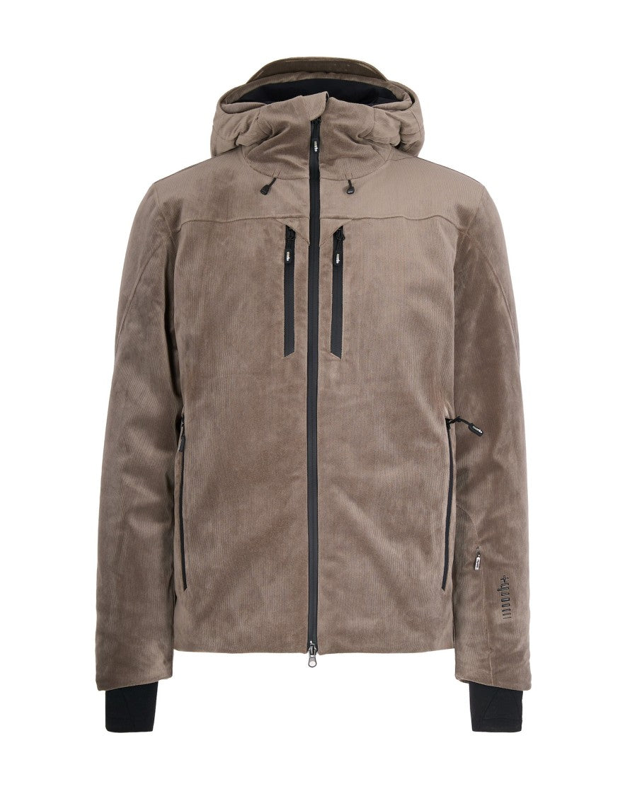 Rh+ Soft Texture Tobacco Velvet Jacket