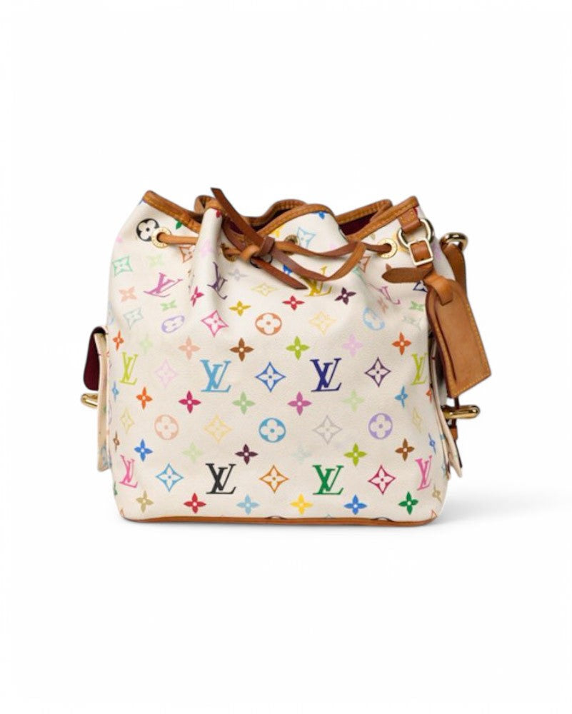 Louis Vuitton Noè Mm Multicolor White