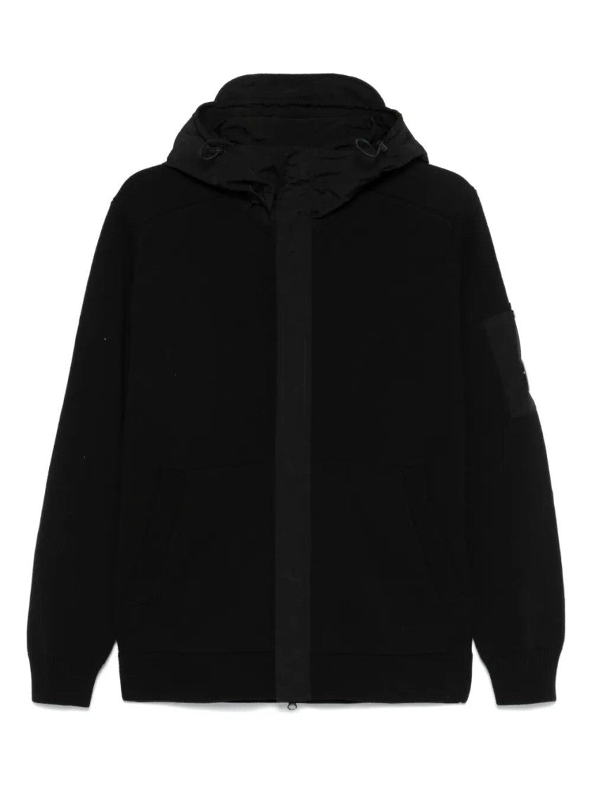 C.P. Company Full-Zip Cotton Hoodie With Textured Finish