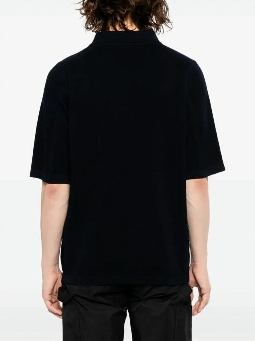 Stone Island Short-Sleeved Polo Shirt With Classic Collar