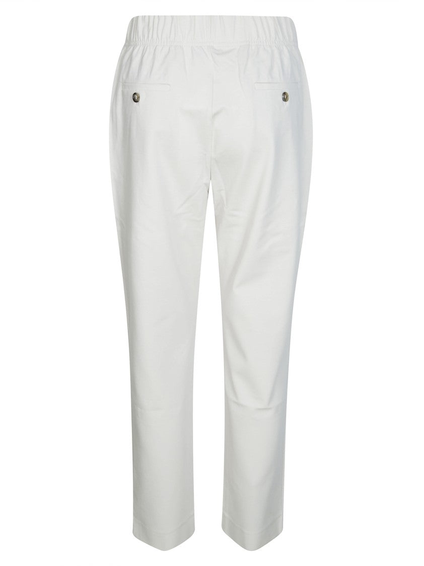 Max Mara Wkdelfo Elastic-Waist Cigarette Pants