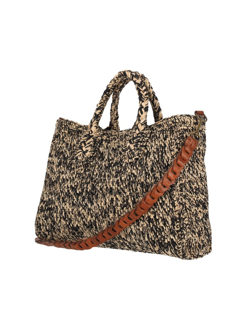Ibeliv Multicolor Rary Woven Raffia Handbag
