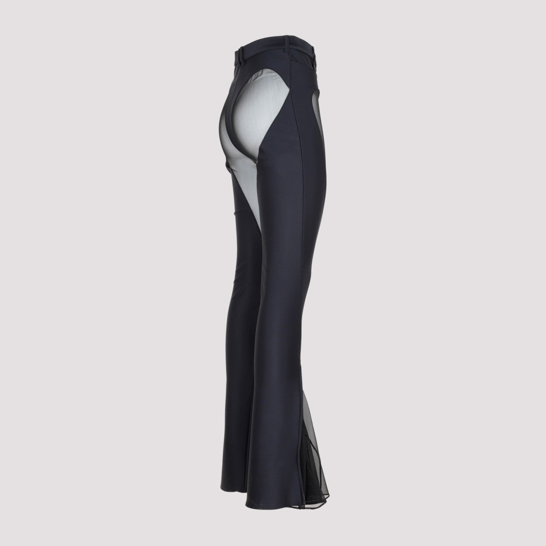 Mugler Black Flared Leggings