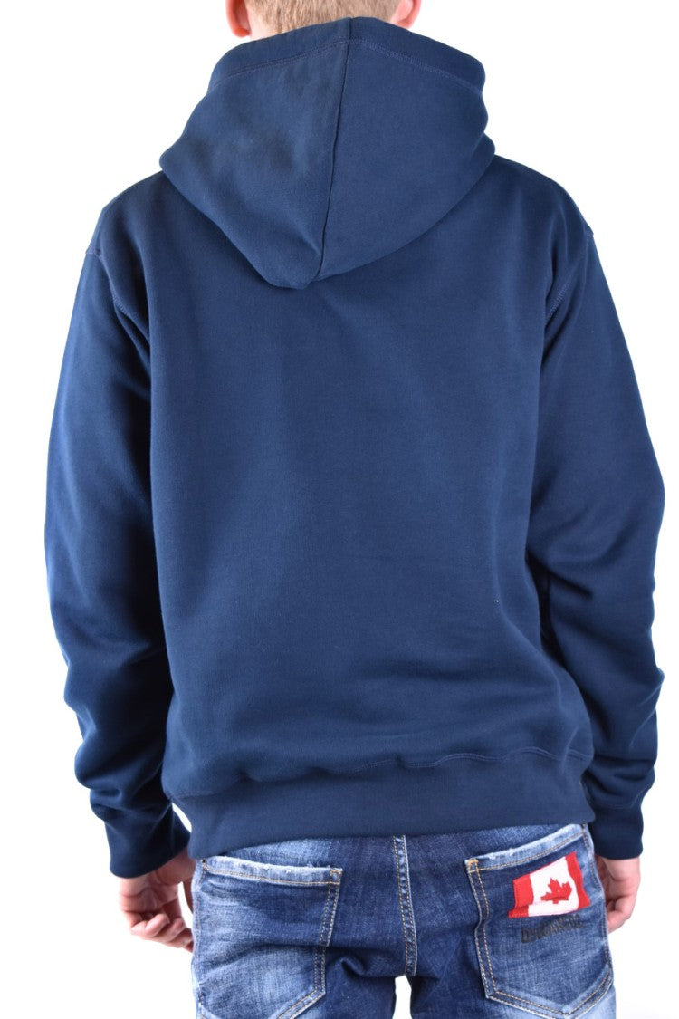 Dsquared2 Blue Hooded Sweatshirt