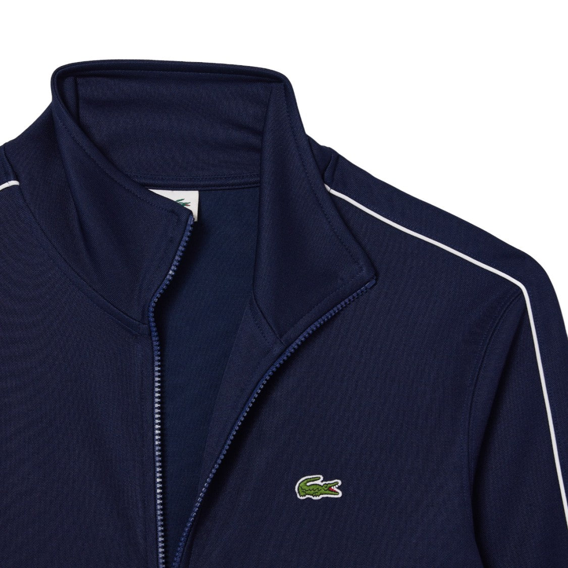 Lacoste Athletic Fit Blue Sweatshirt Full Zip