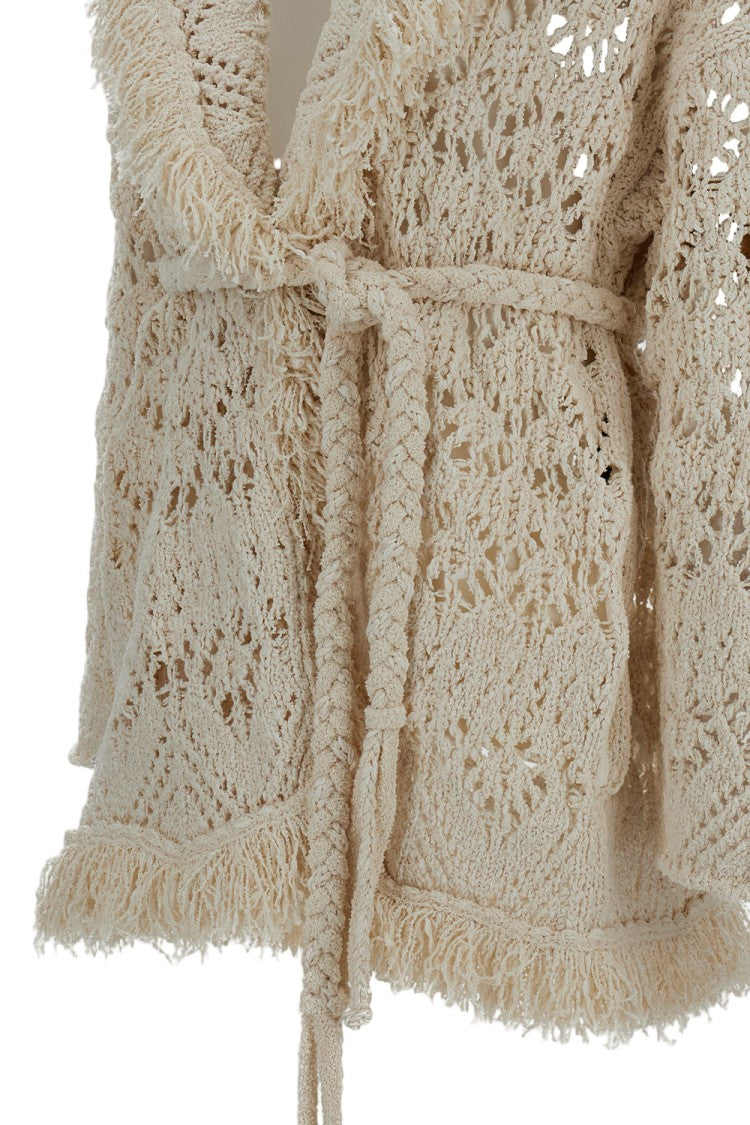 Alanui Lagoon Romance Knit Cardigan