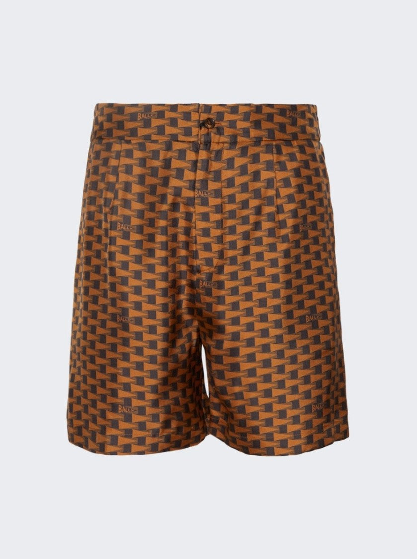 Bally Pennant Print Shorts