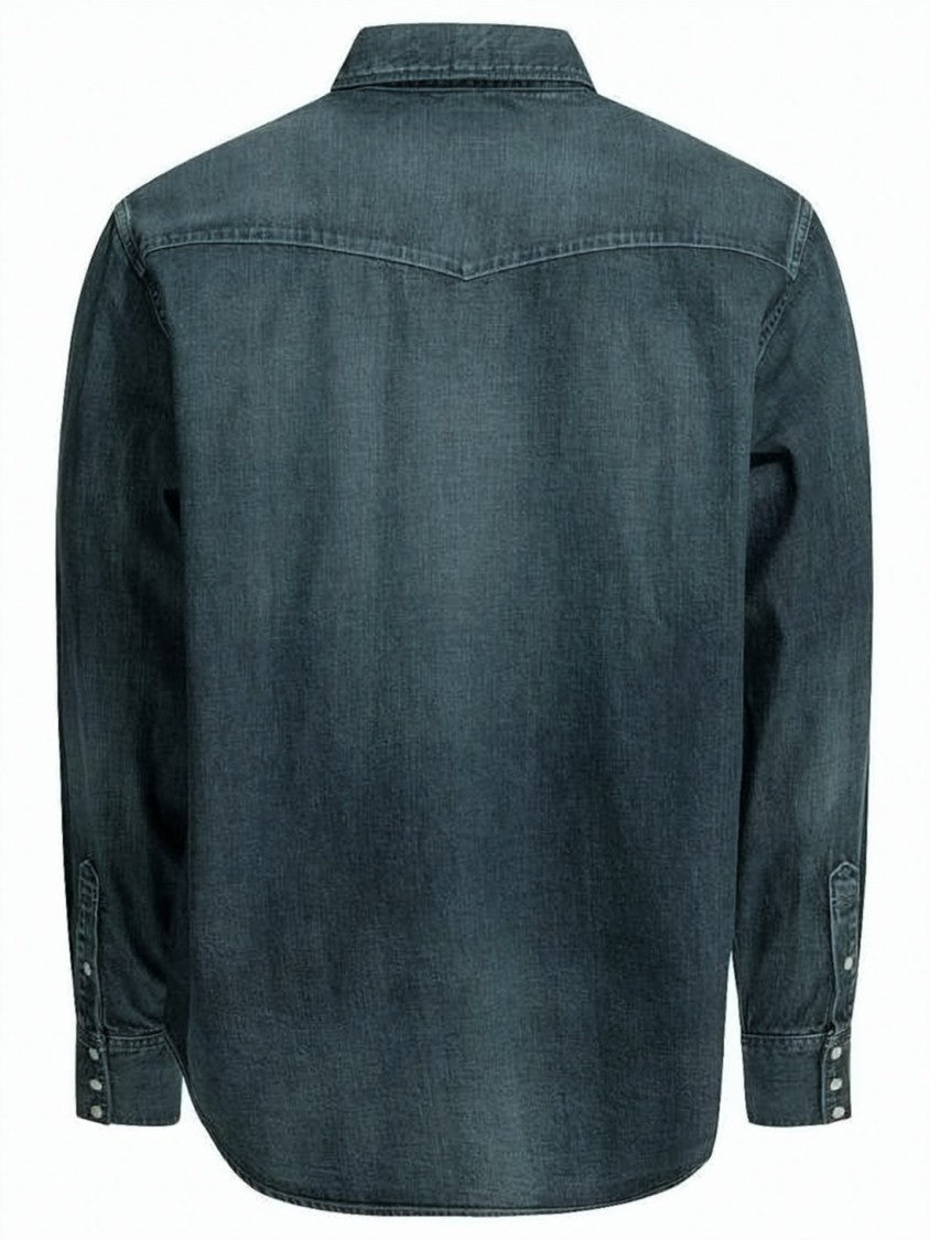 Visvim Classic Denim Long-Sleeve Shirt With Flap Pockets