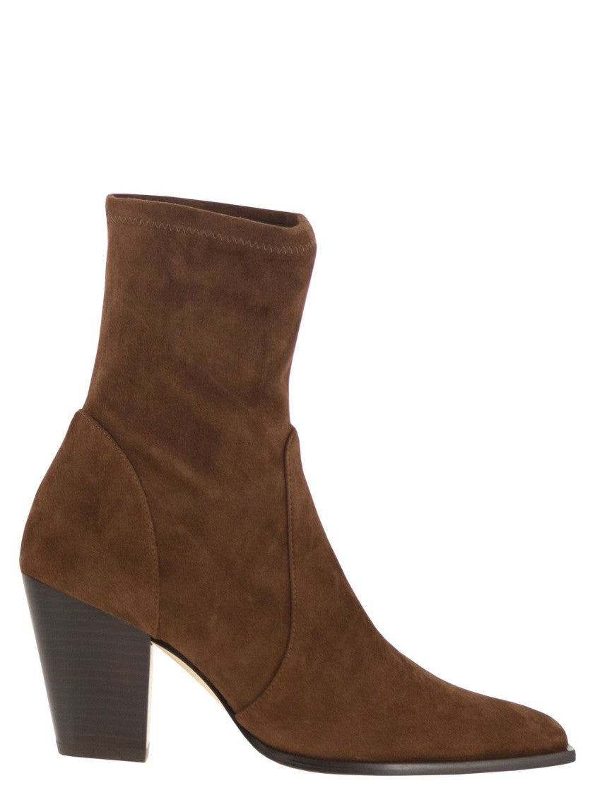 Stuart Weitzman Jolene - Suede Ankle Boots