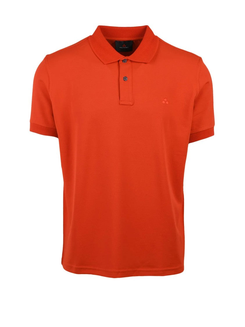 Peuterey Red Technical Fabric Polyamide-Blend Polo Shirt