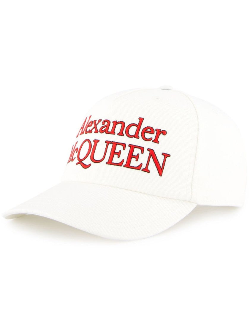 Alexander Mcqueen Iconic Curved Brim Hat
