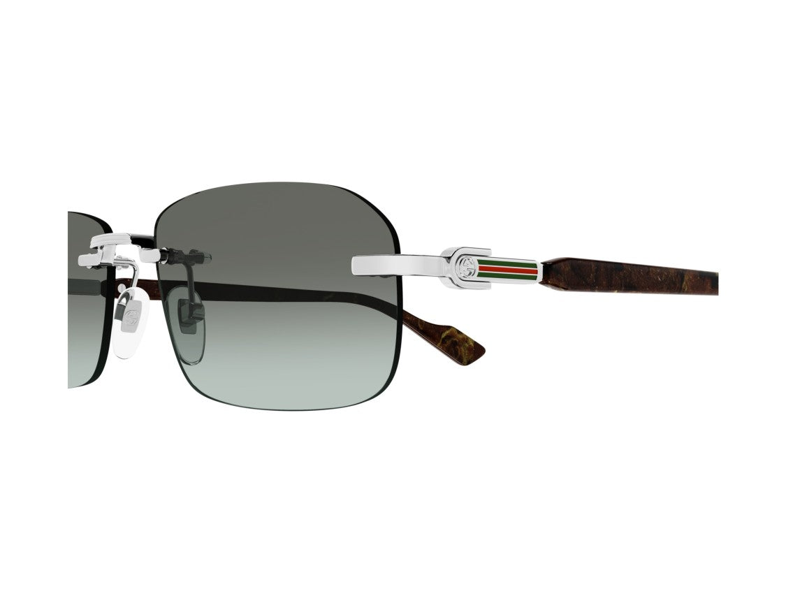 Gucci Gg1221s Gradient Rimless Square Sunglasses