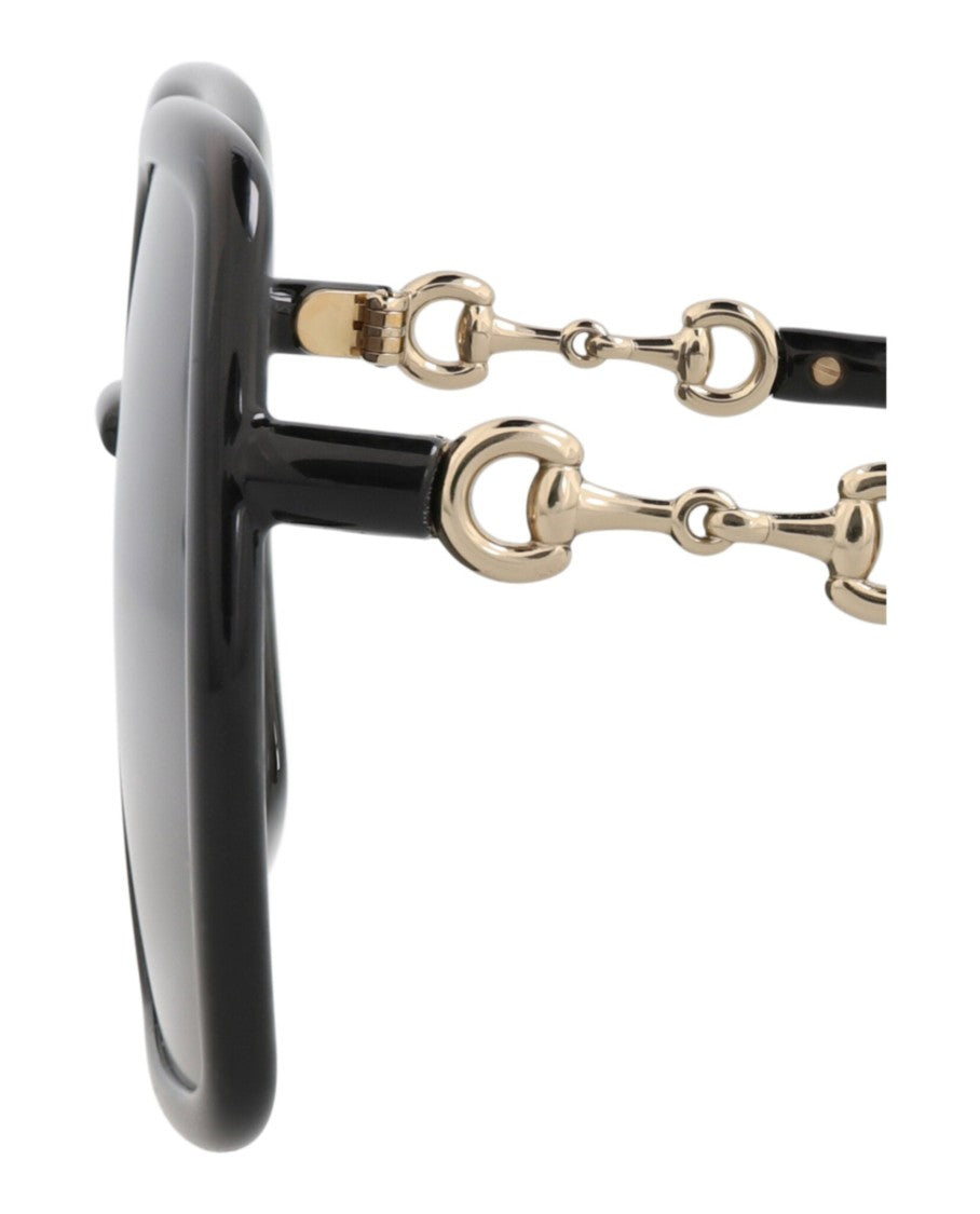 Gucci Square-Frame Injection Sunglasses