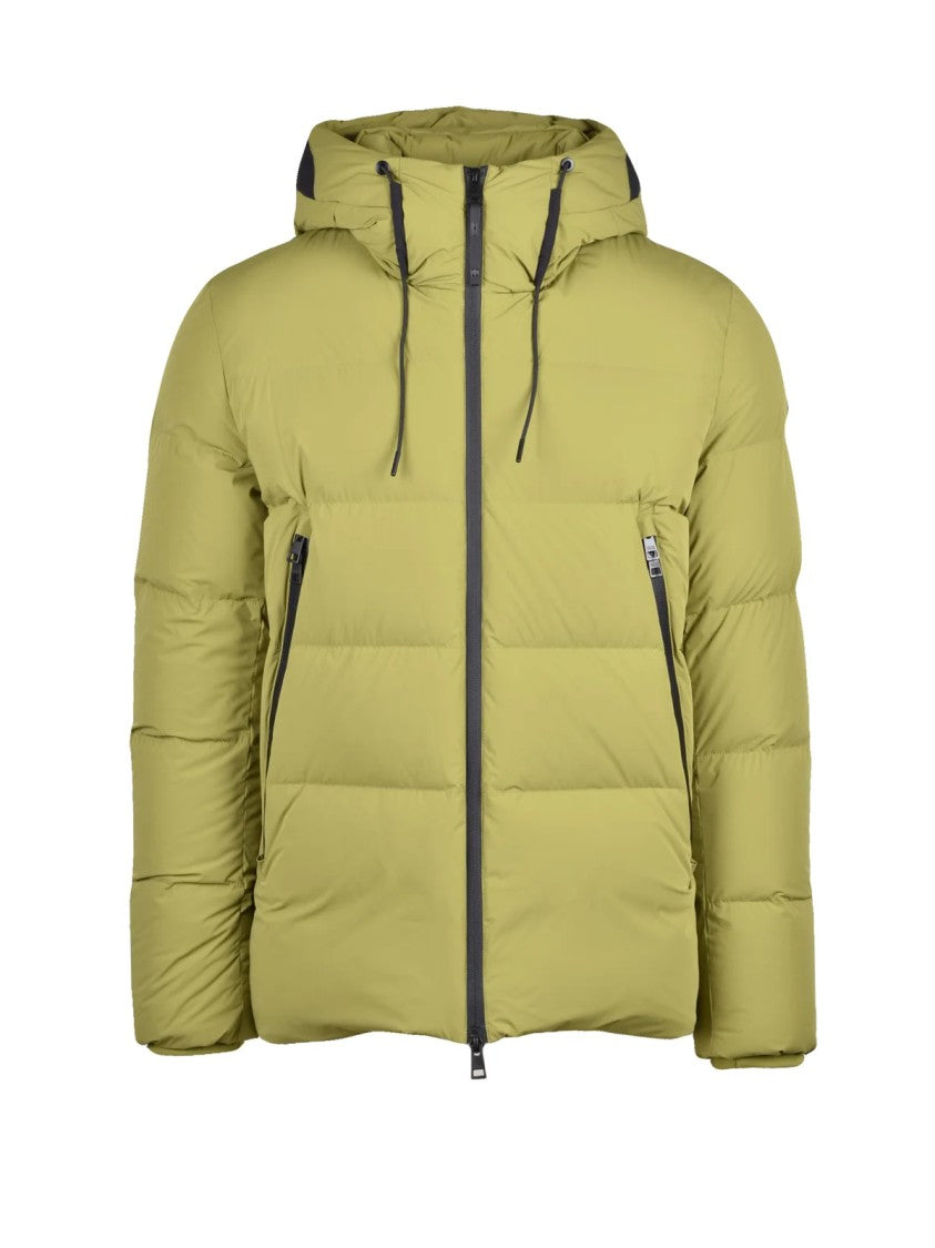Duno Green Quilted Jump Polyamide Down Jacket