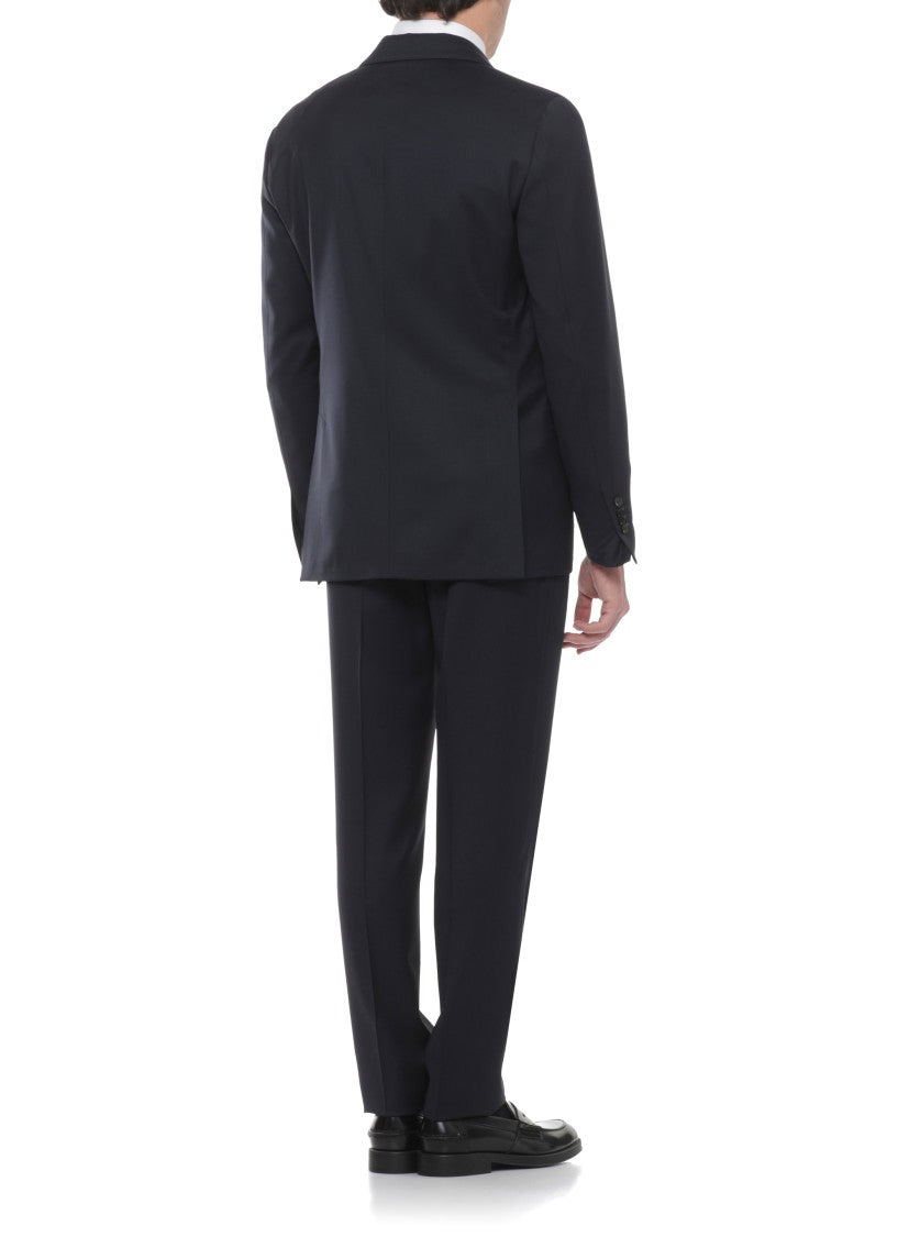 Lardini Pin Lapel Wool Suit