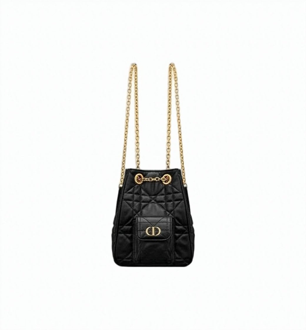 Dior Quilted Lambskin Shoulder Bag