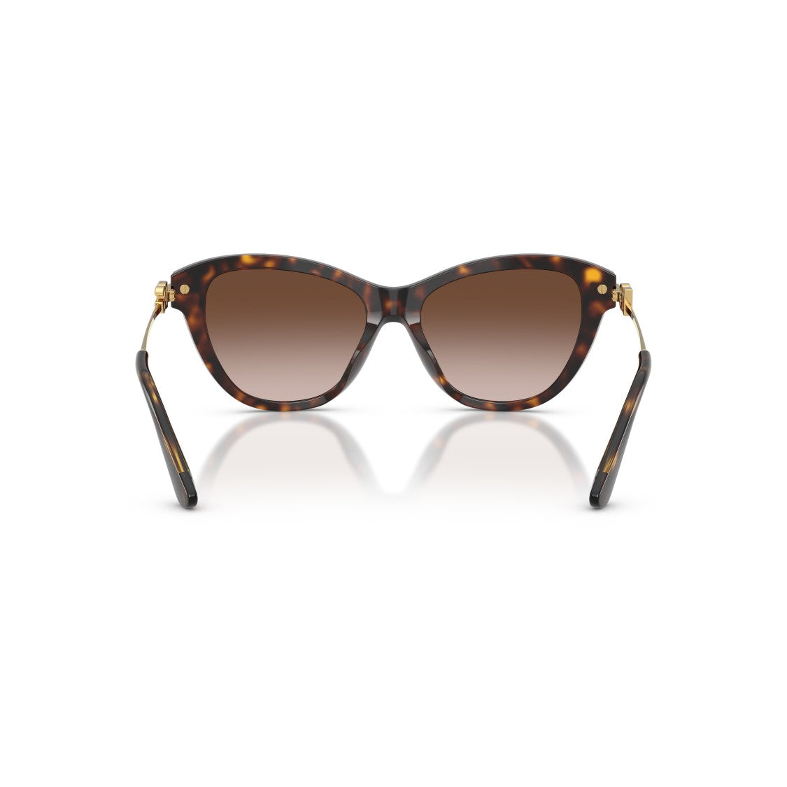 Dolce & Gabbana 0Dg4534 Tortoiseshell Cat-Eye Sunglasses With Gold Metal Temples