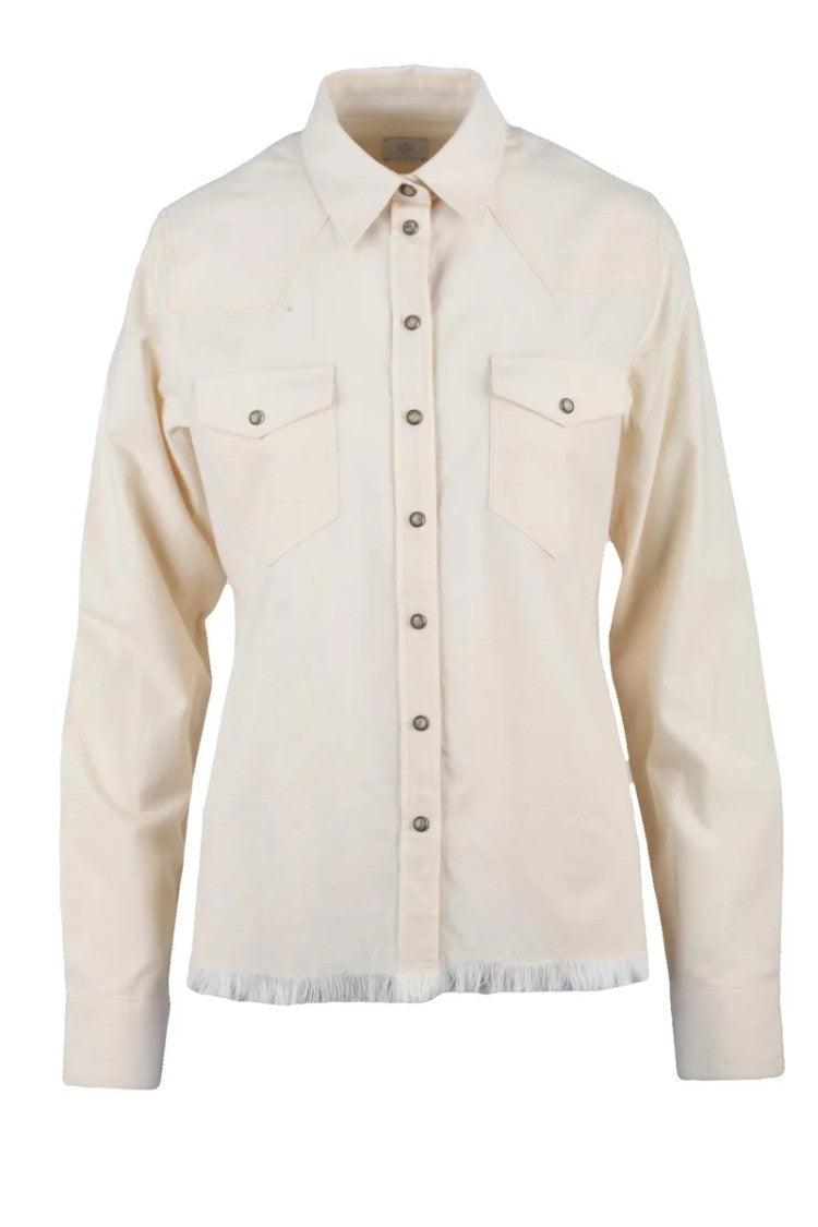 Eleventy Cotton Shirt - White