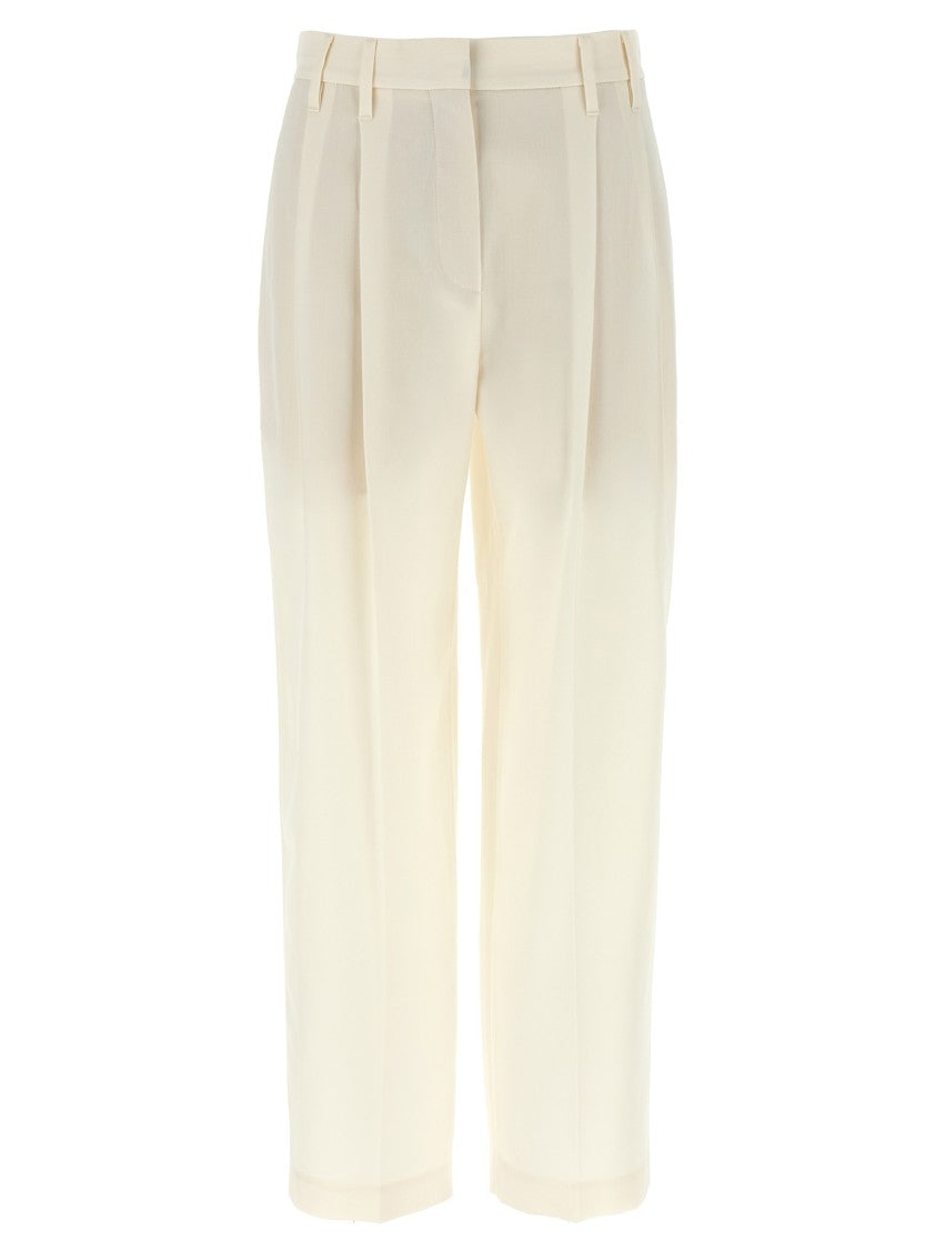 Brunello Cucinelli Baggy Fit Pleat Pants