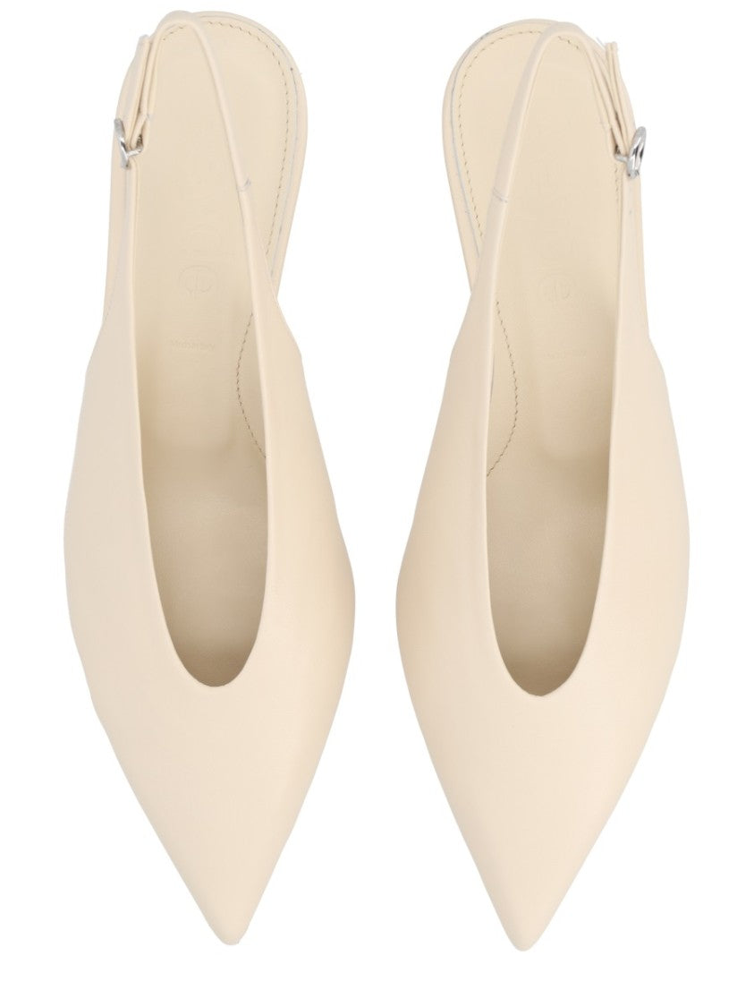 Aeydē Slingback Pointed Toe Kitten Pumps