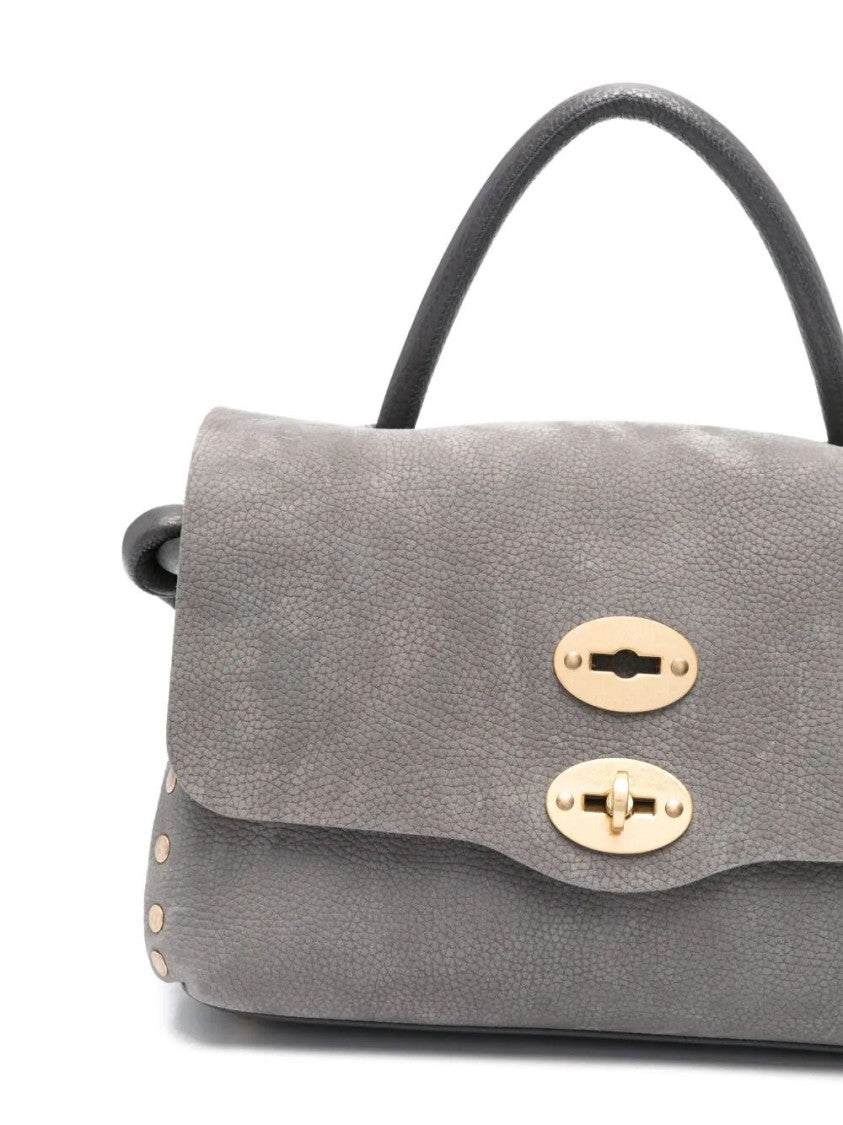 Zanellato Postina Suede Veneziana Grey Giucca S Bag