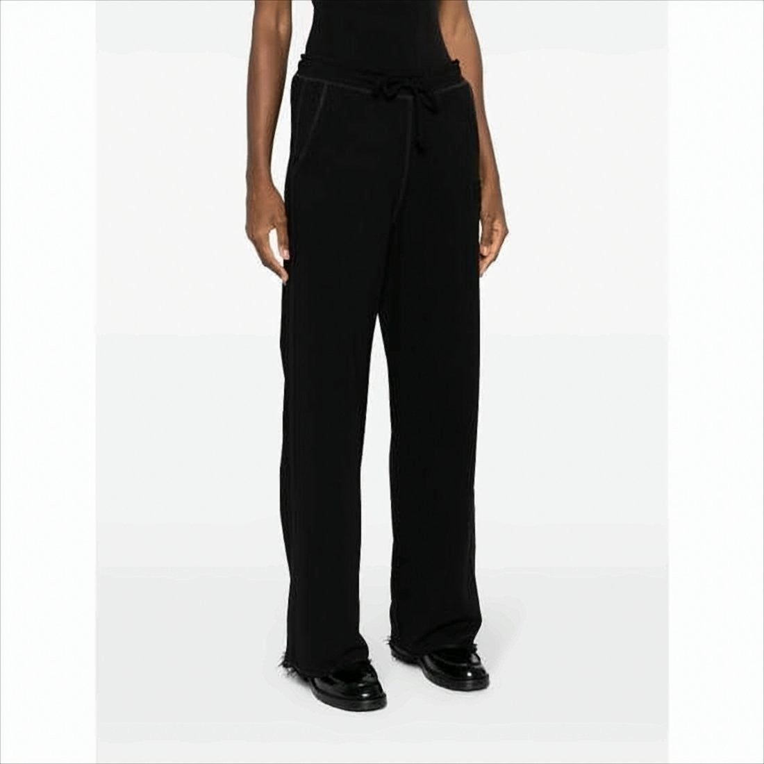 Ganni Relaxed-Fit Jogger Pants In Soft Organic Cotton