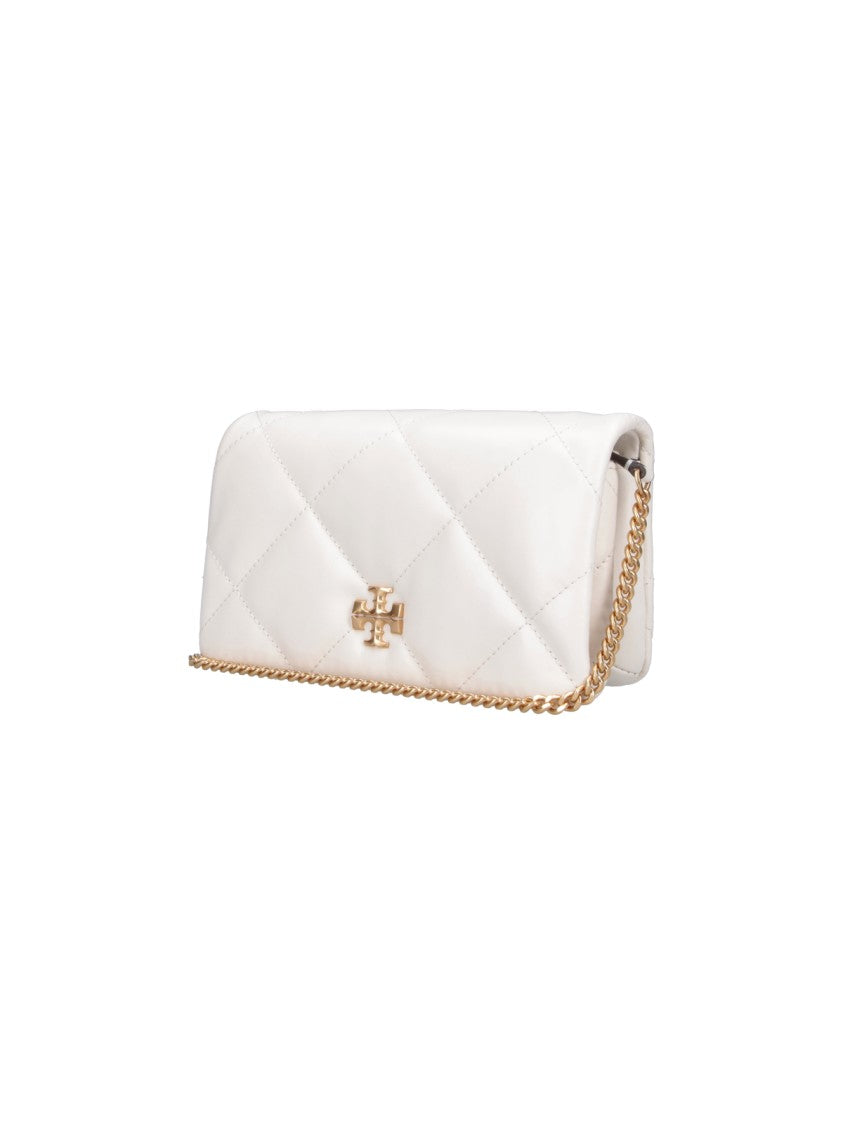 Tory Burch White Kira Quilted Nappa Wallet