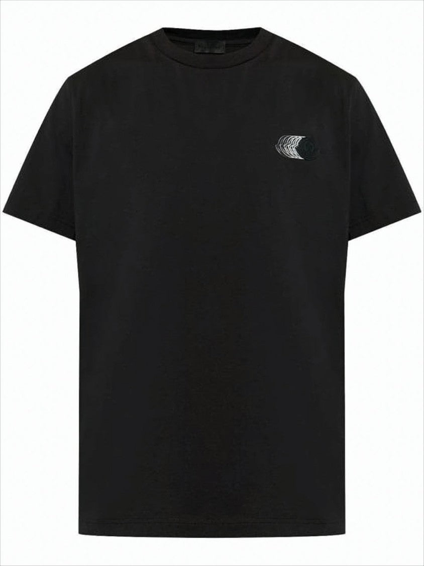 Moncler Relaxed Fit Black Short-Sleevet-Shirt