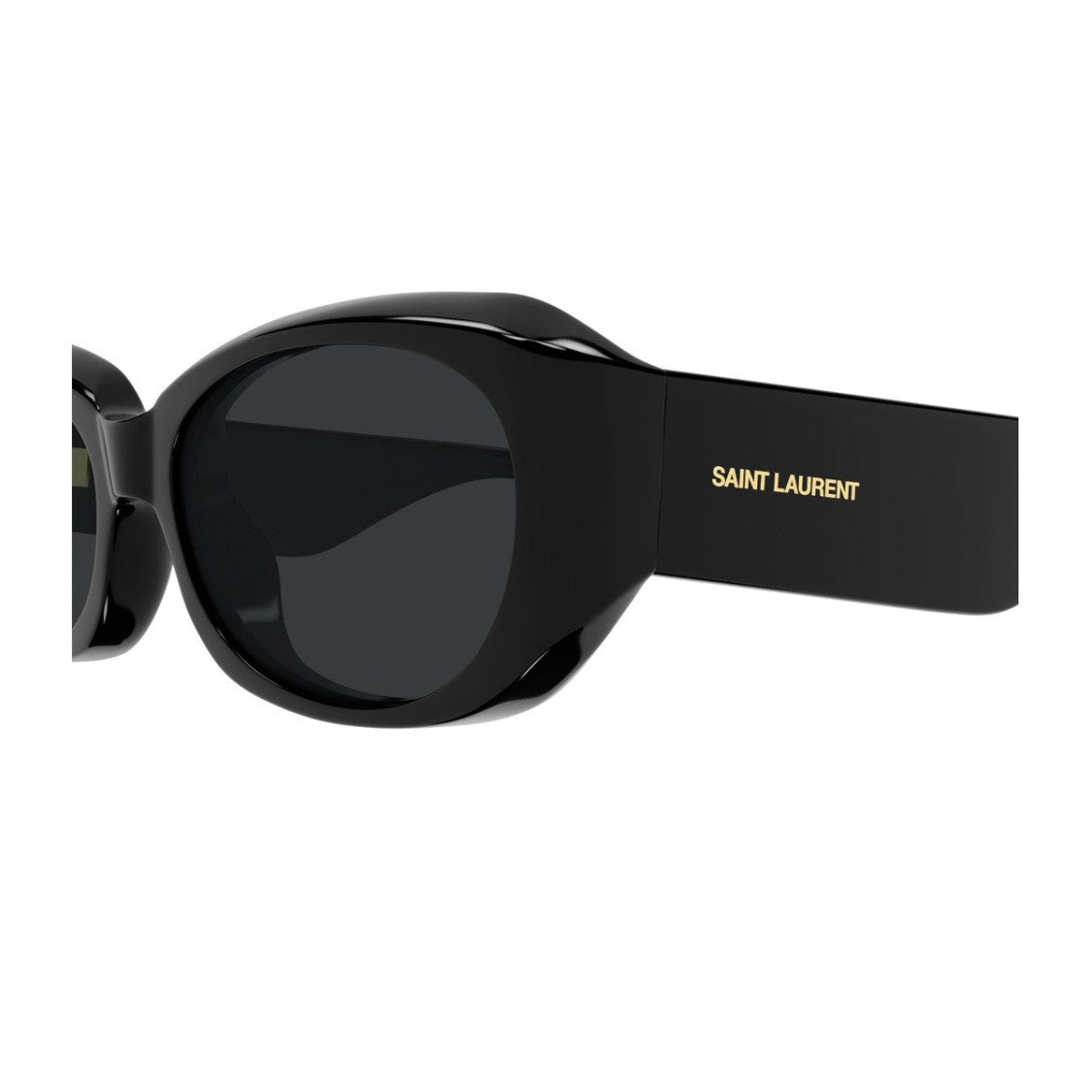Saint Laurent Black Sl 868 Bio-Injected Oval Sunglasses