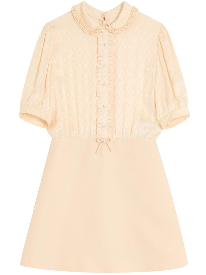 Valentino Crepe Couture Short Dress