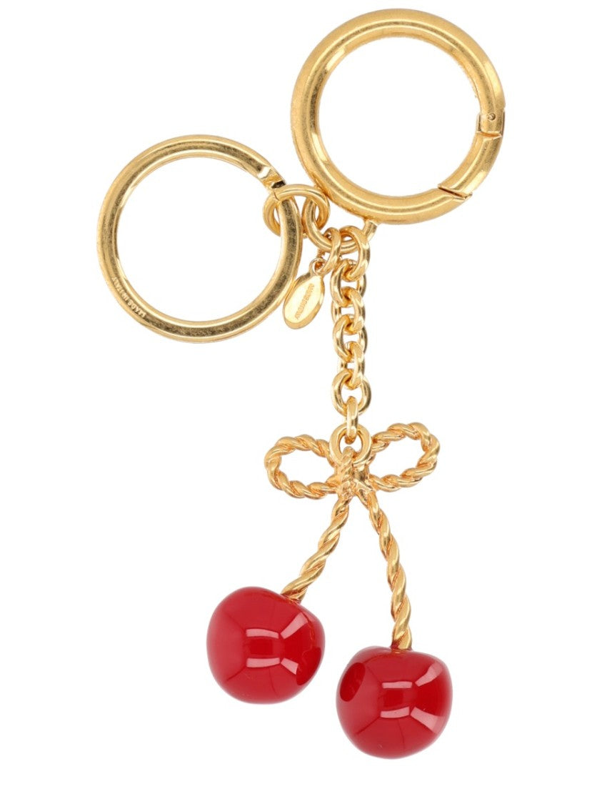 Valentino Garavani Cherryfic Cherry Charm Brass Keychain