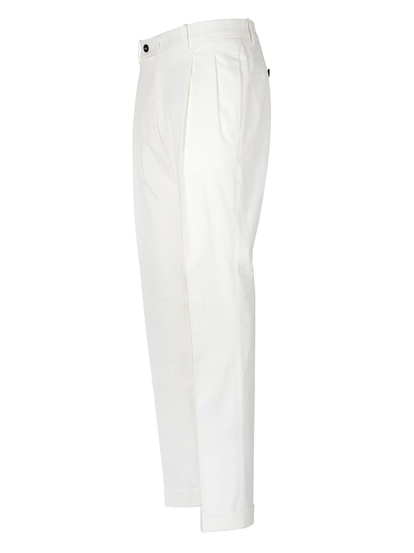 Berwich Tailored Pants With Classic Waistband
