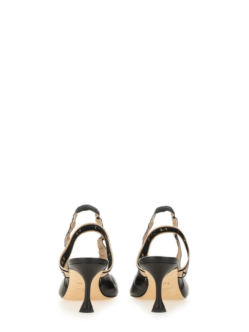 N°21 Pointed Toe Slingback Shoes
