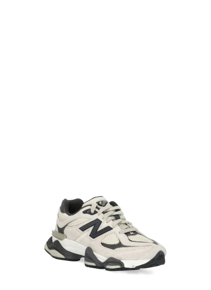 New Balance Beige Technical Fabric Low-Top Sneakers