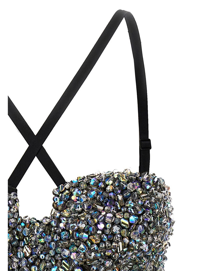 Dolce & Gabbana Sequin Bustier Top