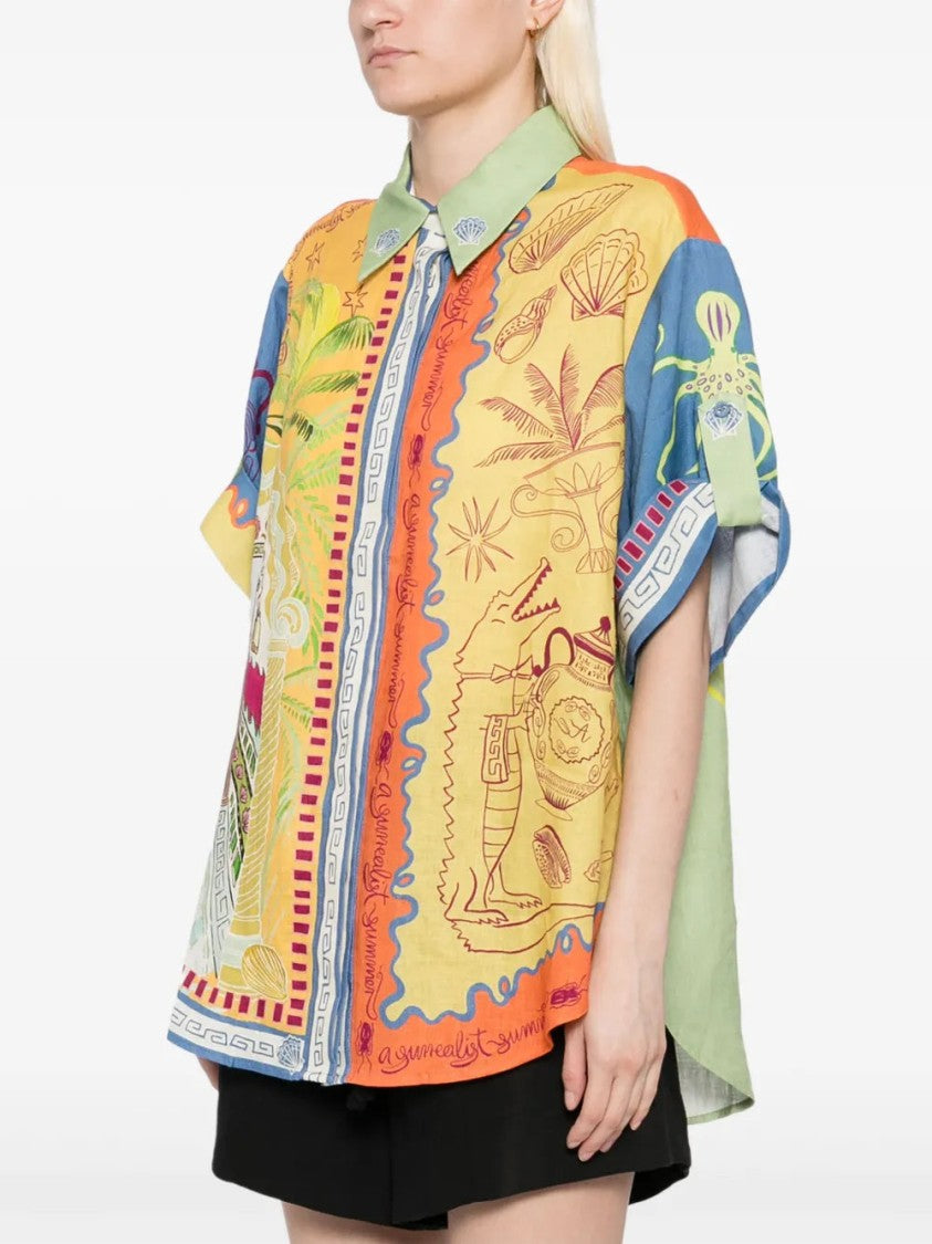 Alemais Surrealist Summer Shirt