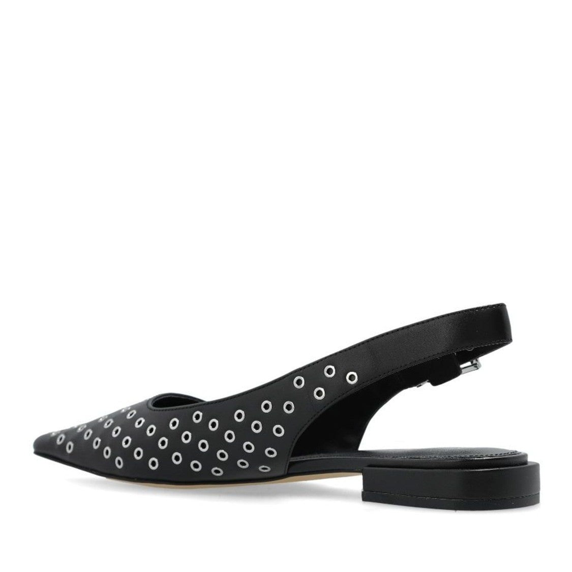Michael Kors Black Darrington Leather Pointed Slingback Sneakers