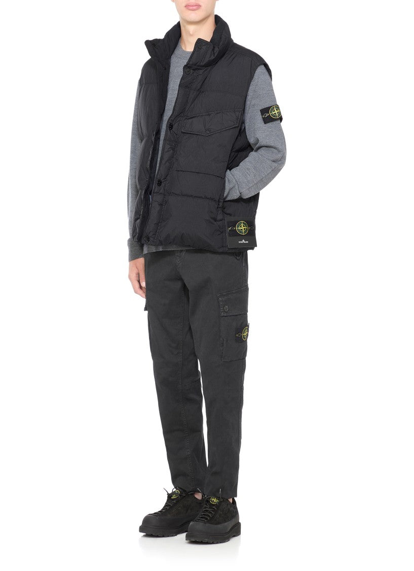 Stone Island Grey Wool Sweater