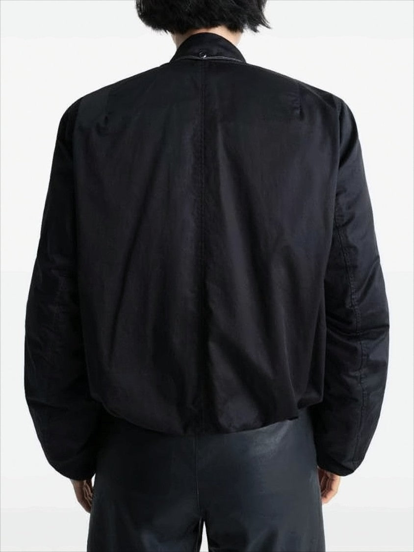 Lemaire Cropped Boxy Jacket With Button-Down Front