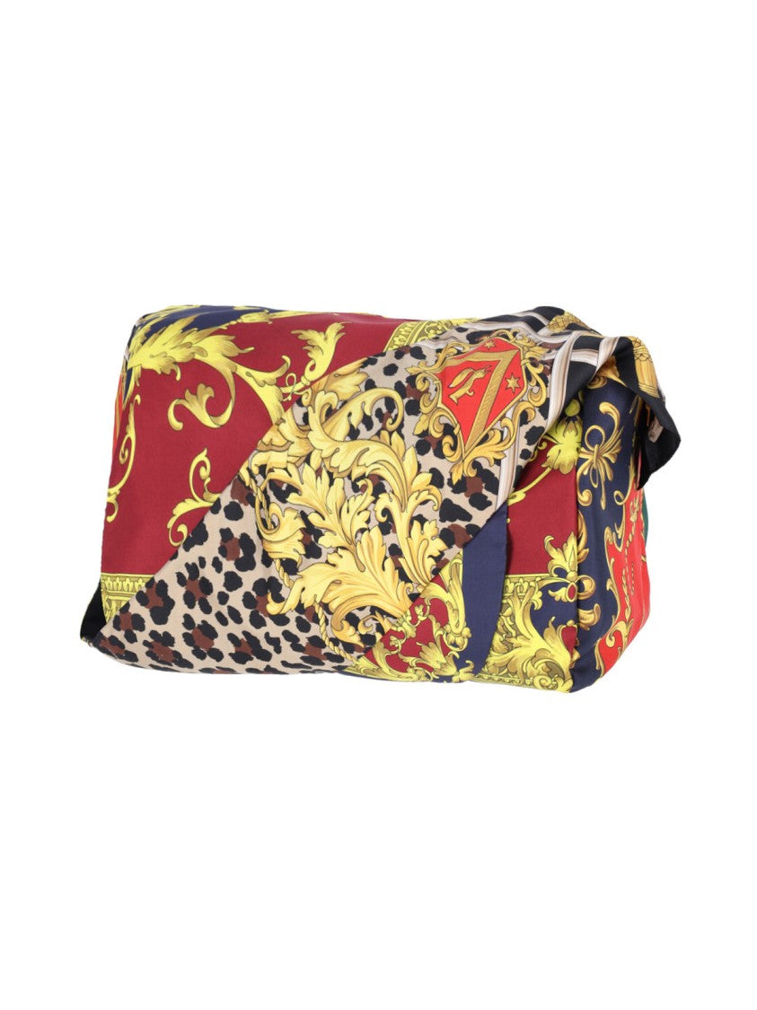 Junya Watanabe Printed Silk Shoulder Bag – Multicolor