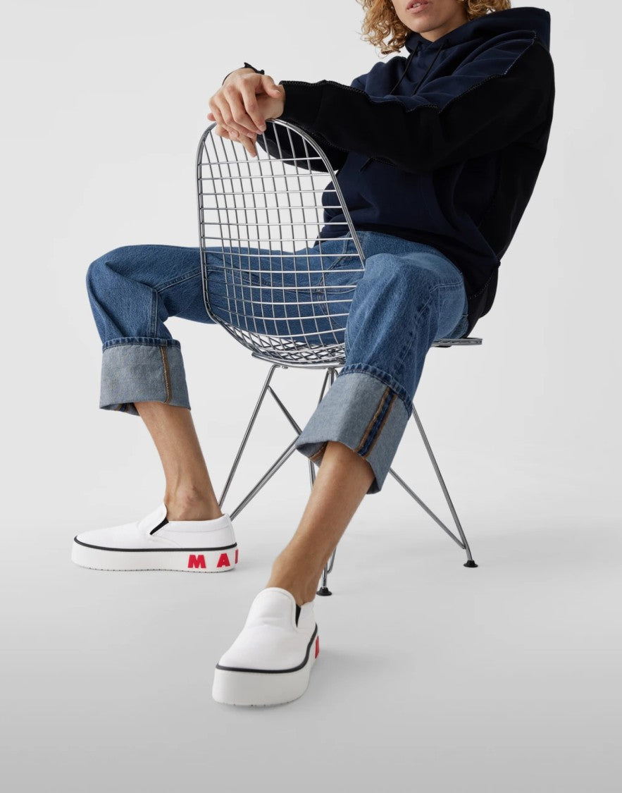 Marni Logo Slip-On Sneakers