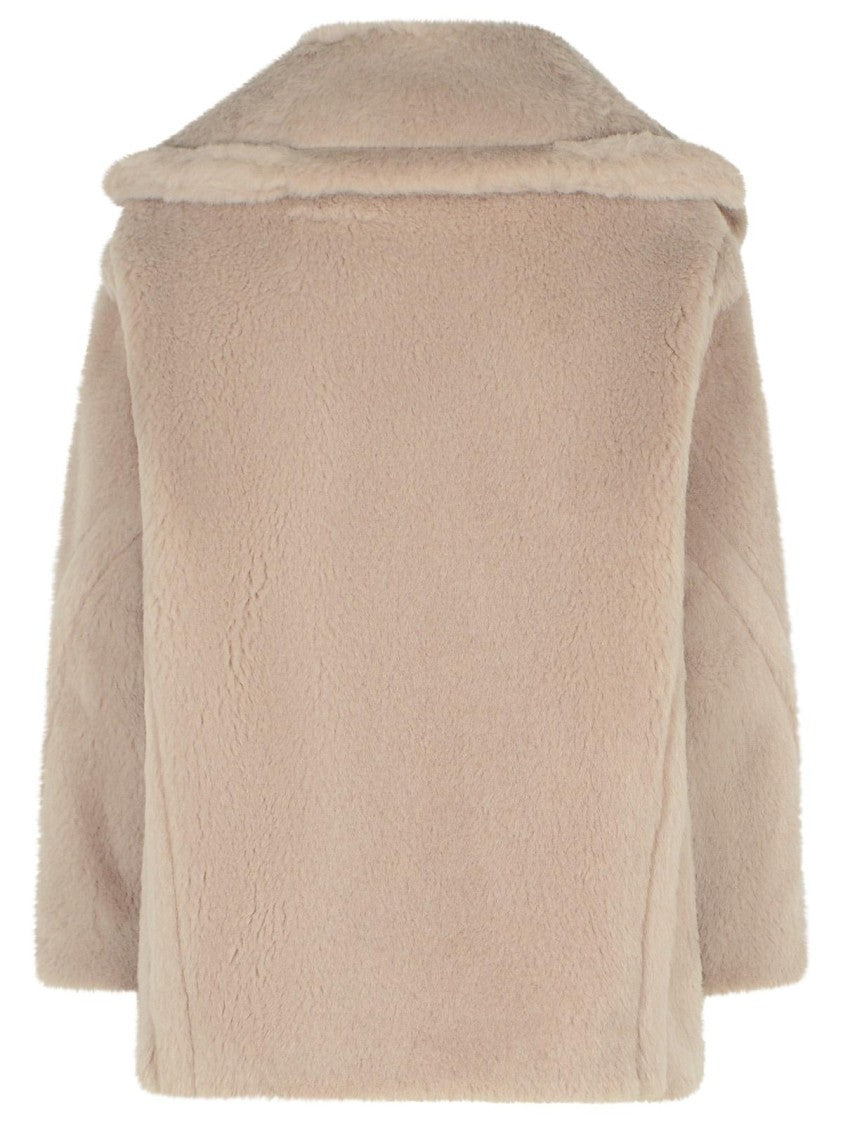 Max Mara Alpaca And Virgin Mauve Wool Jacket