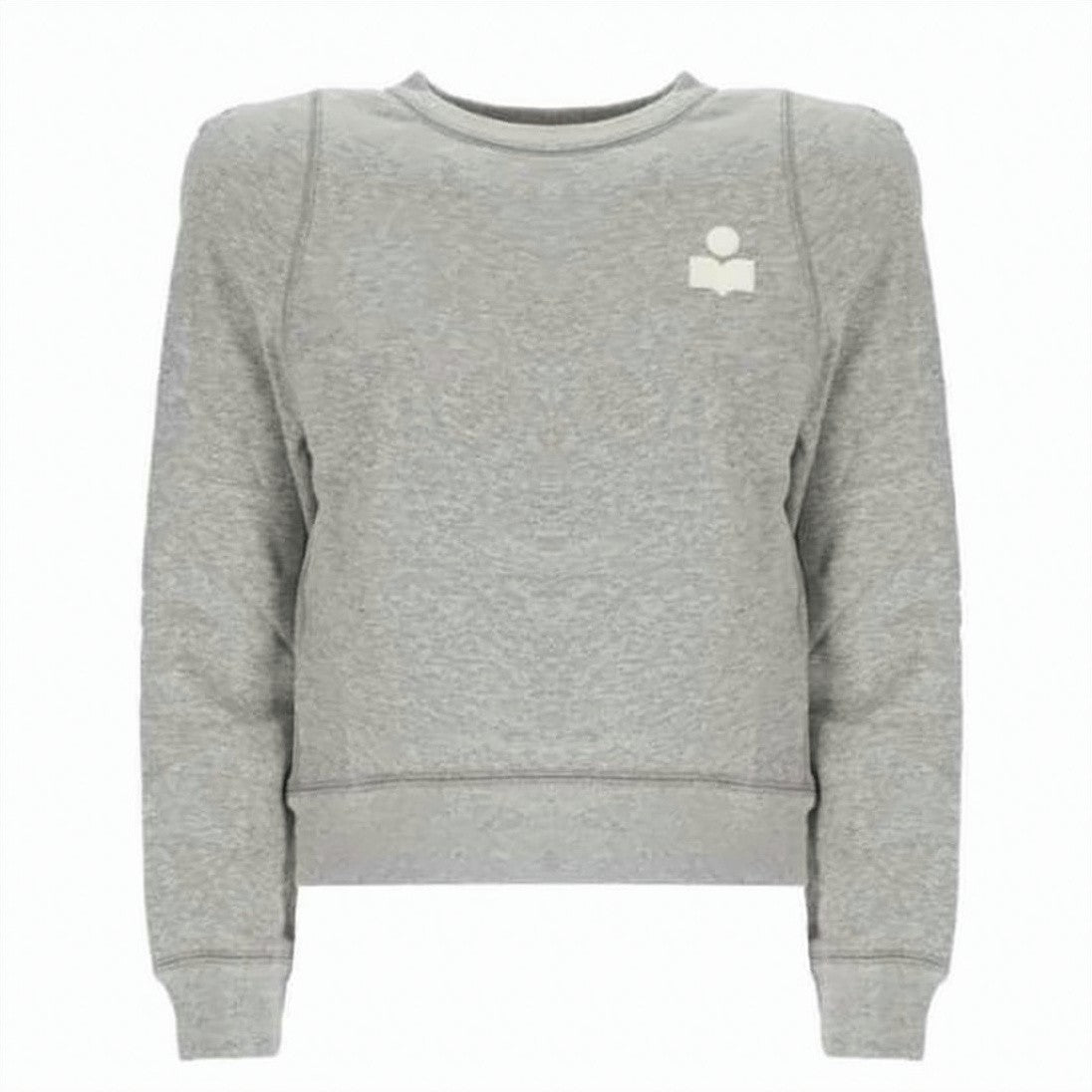 Isabel Marant Grey Sweatshirt With Ribbed Cuffs